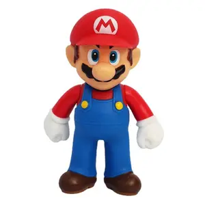 JM 5 pulgadas 3 tipos 3D figura de dibujos animados Mario Bros. Figuras Juego Juguete Supers Mario Figuras de acción