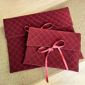 Sacs cadeaux personnalisés en velours avec logo, grands, réutilisables, recyclables, à fermeture boutonnée, pour perruques et promotion de parfums - Product Image 4