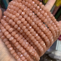 Perles de jade facettées en gros 5*8mm, perles de pierres précieuses rondelles, perles de pierres en forme de soucoupe pour le bricolage