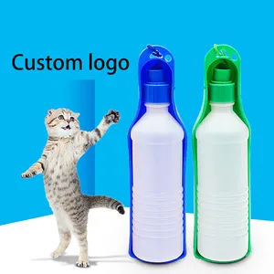 250ML bevitore multicolore gatto alimentazione latte portatile bottiglia d'acqua da viaggio borraccia per cani