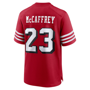 Maillot de football américain personnalisé brodé pour homme, respirant, grandes tailles, avec nom et logo personnalisables, vierge, San Francisco, en polyester - Product Image 2