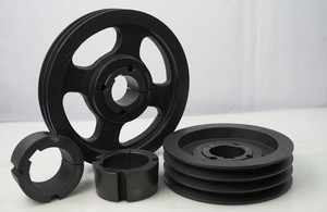 MIGHTY GG25 ISO Standard SPC V-Belt Pulley Cast Iron 1-Groove 10mm Bore 50mm OD OEM Customizable Conveyor Pulley - Product Image 4