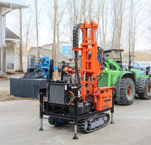 크롤러 우물 드릴링 220m 200m 깊이 광산 시추공 드릴 머신 45kw 디젤 엔진 휴대용 판매 작동 - Product Image 5