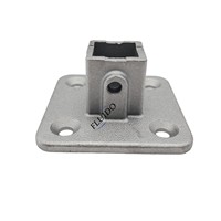 Accessoires de fixation pour tuyaux carrés en aluminium personnalisés pour les connexions de conduites