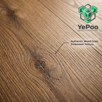 Wasserdichter Rutschfester Umweltfreundlicher SPC Vinyl-Plankenboden 4mm/5mm/6mm Dicke für Fitnessraum Schlafzimmer Werkstatt Innenbereich Klick-Installation