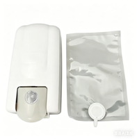 Sacs de stockage hospitaliers imperméables en PE laminé 17*27cm pour gel désinfectant liquide, thermoscellables, avec distributeurs manuels, imprimés en héliogravure