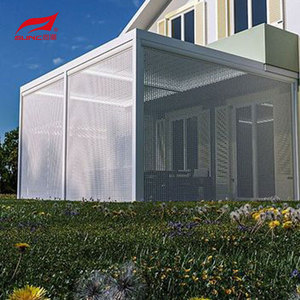 Rétractable terrasse patio jardin Vente en gros pergola électrique ombre imperméable cool rotin aluminium extérieur <span class=keywords><strong>rideaux</strong></span> roulants - Product Image 1