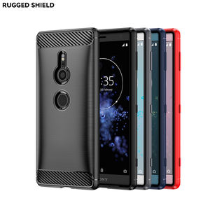 Coque de téléphone portable en TPU, étui souple résistant aux chocs en Fiber de carbone pour <span class=keywords><strong>Sony</strong></span> Xperia XZ2 - Product Image 5