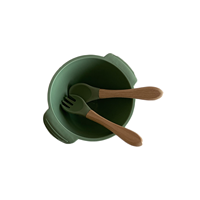 Vaisselle sans BPA pour enfants, assiette d'alimentation pour bébé, ventouse, bol en Silicone