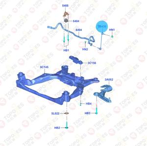 Kit de enlace de barra estabilizadora de suspensión de piezas de automóviles para Ford piezas de vehículo completo enlace estabilizador al por mayor - Product Image 6