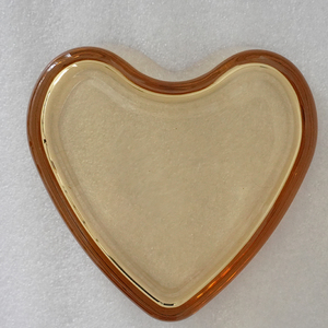 Tinh thể hình trái tim thủy tinh Bát trái cây bát thủy tinh hổ phách chịu Nhiệt Thủy Tinh súp bát - Product Image 5