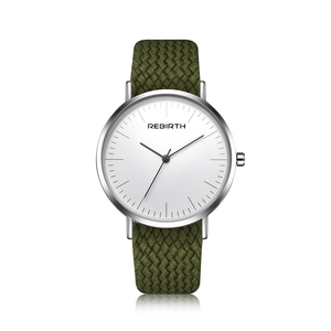 Montre Quartz Simple Tendance <span class=keywords><strong>Luxe</strong></span> Bloc Couleur Couple « Rebirth » en Promotion Liquidation Logo Personnalisé - Product Image 3