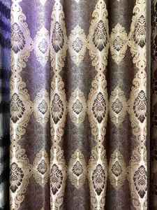 Glimmer 100% Polyester Jacquard Seide Satin Polster Stoff Blackout Vorhang Material Rollen Stoff - Product Image 3