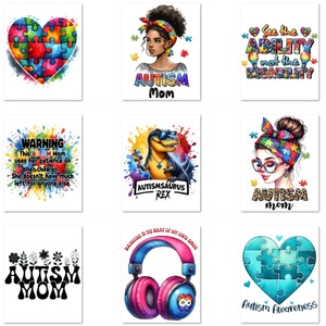 2025 thiết kế mới tùy chỉnh kích thước Plastisol cho in tự kỷ không thấm nước có thể giặt thân thiện với môi in truyền nhiệt cho hàng may mặc - Product Image 5