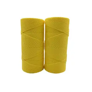 18 # 700ft amarelo trançado mason line DIY mão-tecido envoltório presente embalagem corda