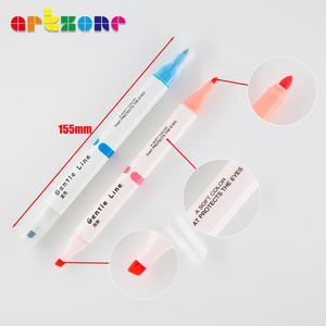 Lot de 12 stylos surligneurs <span class=keywords><strong>pastel</strong></span> à double tête colorés de forme ovale sans saignement, marqueurs de dessin, stylos fluorescents, fournitures scolaires - Product Image 2