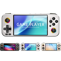 Console de jeu vidéo portable 4,5 pouces avec corps en alliage d'aluminium G36, batterie intégrée 1500 mAh, prise en charge de plus de 23 simulateurs, téléchargement de 30 000 jeux