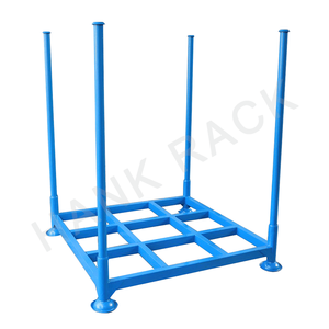 מדף אחסון למחסן מרכז לוגיסטי עם עמודים נשלפים, עיצוב מתכת מתקפל, מדפי אחסון עמידים למשטחים - Product Image 3