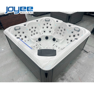 JOYEE Bain à remous extérieur 5 personnes 2 longues baignoires OEM Chine Bonne qualité OEM Moderne Vente en gros Prix abordable Fabricant - Product Image 2