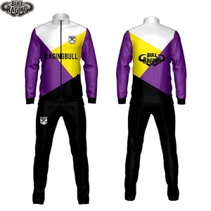 Automne hiver longue veste de football élastique conception de Sublimation personnalisée combinaison de football pour adultes entraînement vêtements de sport Logo arrière - Product Image 4