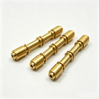 High Precision CNC Machined Brass for Machining Multi-Step Cylindrical Pin Broaching for Custom Instrument Assembly Fittings