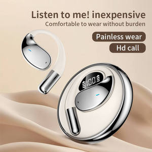 Auriculares Inalámbricos con Gancho para la Oreja, Auriculares Deportivos con Indicador LED de Batería, Resistentes al Agua, Bajos HD, Llamadas Nítidas para Deportes y Ejercicio, Compatibles con iOS y Android - Product Image 4