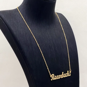 Nuova Collana Personalizzata Coreana 2026 con Nome e Lettera, Gioielli Placcati Oro con Ciondolo a Catena <span class=keywords><strong>per</strong></span> Donne - Product Image 4