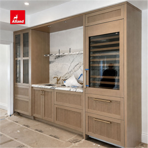 Gabinete <span class=keywords><strong>de</strong></span> Cocina Empotrado con Marco <span class=keywords><strong>de</strong></span> Roble Blanco y Nogal Alland, Estilo Moderno, Gabinete <span class=keywords><strong>de</strong></span> Comedor con Corte <span class=keywords><strong>de</strong></span> Lamas Acanaladas y Servicio <span class=keywords><strong>de</strong></span> Personalización - Product Image 3