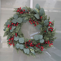 Guirlande artificielle réaliste en cèdre et pin JIN PENG de 6 pieds, verdure artificielle pour décoration de Noël intérieure et extérieure