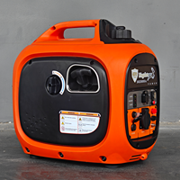 Générateur Inverseur Portable 2000W Silencieux à Essence avec Batterie au Lithium et Démarrage Électrique pour le Camping en Extérieur