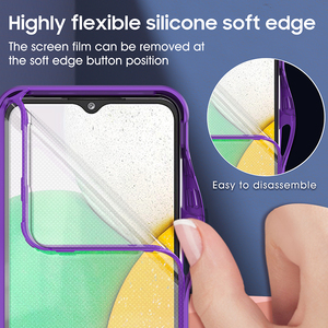 Cover per fotocamera con finestra scorrevole custodia trasparente per cellulare per Samsung <span class=keywords><strong>Galaxy</strong></span> A13 <span class=keywords><strong>A23</strong></span> A33 <span class=keywords><strong>4G</strong></span> Screen Protector - Product Image 2