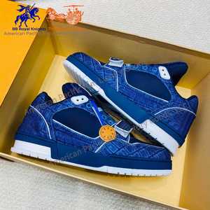 Zapatillas Deportivas de Alta Calidad, Zapatos de Lujo para Hombre, Zapatos de Diseñador, Marcas Famosas, Tela Vaquera, Piel de Cocodrilo, Zapatos de Baloncesto - Product Image 2