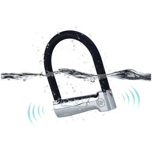 DF8308 <span class=keywords><strong>Candado</strong></span> de alarma de aleación de zinc antirrobo electrónico inteligente para <span class=keywords><strong>rueda</strong></span> de motocicleta y bicicleta para uso en bicicleta - Product Image 3