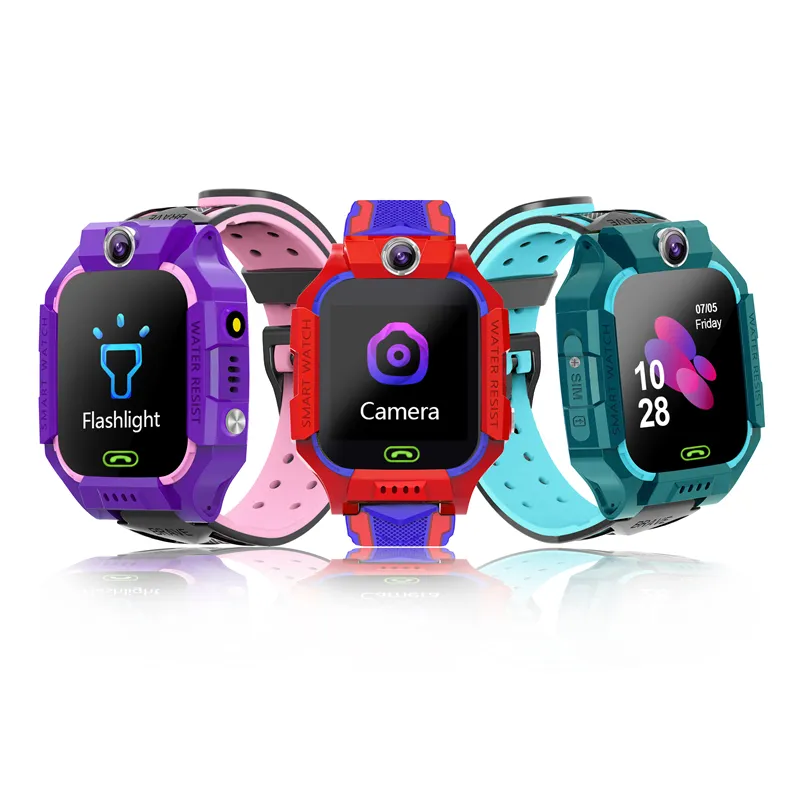 Montre connectée W39 pour enfants, SmartWatch étanche IP67, avec caméra SOS, GPS, led, nouvelle collection