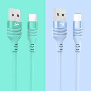 Cable de Datos USB Tipo-C con Trenzado de TPE/Nylon, Carga Rápida de 2.4A para Teléfono Móvil e Impresora - Product Image 2