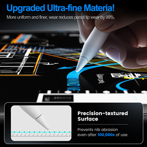 ฟิล์มกระจกนิรภัยแบบไร้ฝุ่น ติดตั้งง่าย สำหรับ iPad Pro 13 พร้อมเครื่องมือจัดตำแหน่ง - Product Image 3