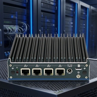 Mini PC J6412 Micro Appliance, refroidissement passif, mini serveur Esxi avec 4 ports LAN Intel I225-V 2.5G