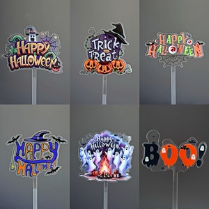 ท็อปเปอร์เค้กอะคริลิค รูปน้ำผึ้งและความหวาน สำหรับตกแต่งเค้กฮาโลวีน ขนาดกว้าง 9 ซม. อุปกรณ์ตกแต่งเค้กสำหรับงานปาร์ตี้ - Product Image 5