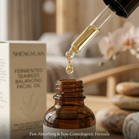 Sérum Huile Visage Nourrissant Fermenté Pur Botanique Hydratation Intense Lissant Peau Fluide Achat en Gros Fournisseur Marque Privée
