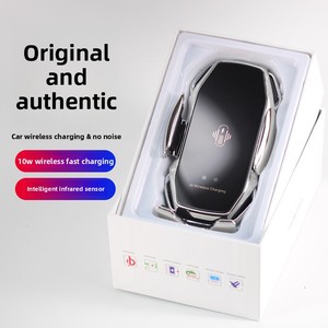Support de téléphone inductif pour <span class=keywords><strong>voiture</strong></span> compatible avec les chargeurs sans fil Apple, Android et <span class=keywords><strong>Huawei</strong></span>, support de navigation monté sur le véhicule - Product Image 3
