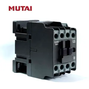 MUTAI Factory Outlet CJX2 1811 AC Contacteur électrique 18 Amp mini 220v Contattore magnétique Hoofdschakelaars Contacteur 3 pôles