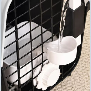 <span class=keywords><strong>Caisse</strong></span> <span class=keywords><strong>de</strong></span> <span class=keywords><strong>transport</strong></span> aérien pour animaux <span class=keywords><strong>de</strong></span> compagnie, robuste et luxueuse, en métal et PP, pour grands chiens, idéale pour les voyages en avion - Product Image 6