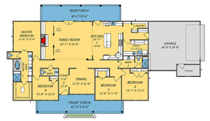 Villa américaine <span class=keywords><strong>de</strong></span> style campagnard avec quatre chambres et trois salles <span class=keywords><strong>de</strong></span> <span class=keywords><strong>bain</strong></span> - Product Image 5
