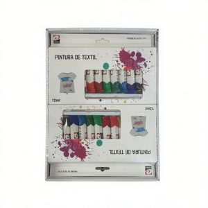 Pintura De Textil 12ml Set 6 Colores Para Ropa Y Telas - Product Image 2