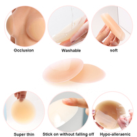 Couvertures de mamelon sans couture pour femmes Adhésif Silicone Pétales de sein Intimates Form-Fitting Breast Nipple Sticker Covers