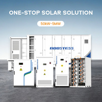 BOOSTESS Système de Stockage d'Énergie (BESS) 1MWh 5MWh 2MWh avec Refroidissement AC, pour Applications Hors Réseau, Hybrides et Connectées au Réseau, Conteneur Batterie