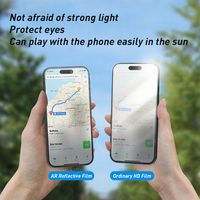 Protection d'écran AR 7 couches pour iPhone 17 Pro Max, transparente à 95 %, pour iPhone 17 16 Pro Max, verre trempé anti-reflet AR