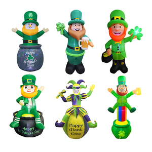 Oktoberfest-decoración inflable personalizada, tazas de cerveza, decoraciones <span class=keywords><strong>para</strong></span> el Día de San Patricio, tamaño real, mascota verde - Product Image 6