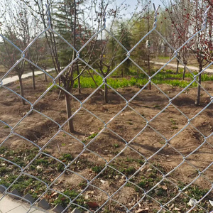 9-Gauge mạ kẽm PVC tráng kim cương dây lưới 6ft 8ft dễ dàng lắp ráp Chuỗi liên kết hàng rào CuộN - Product Image 5