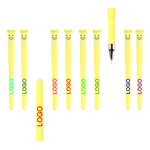 School Stationery Erasable Promotion Neutral Gel Ink <b>Pens</b> With Custom logo Printed Wholesale Student Learning Supplies - Product Image 2